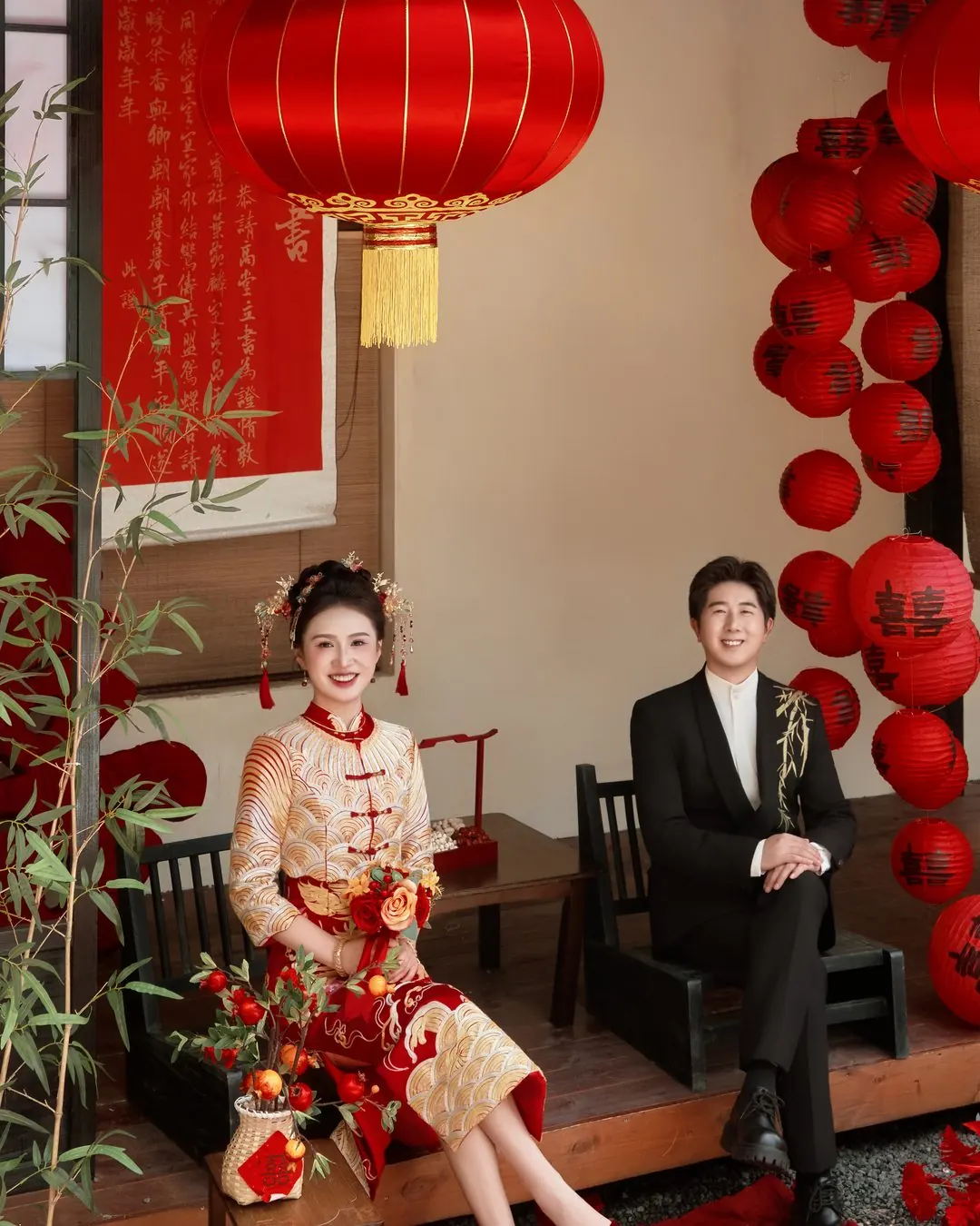 中式灯笼座椅
